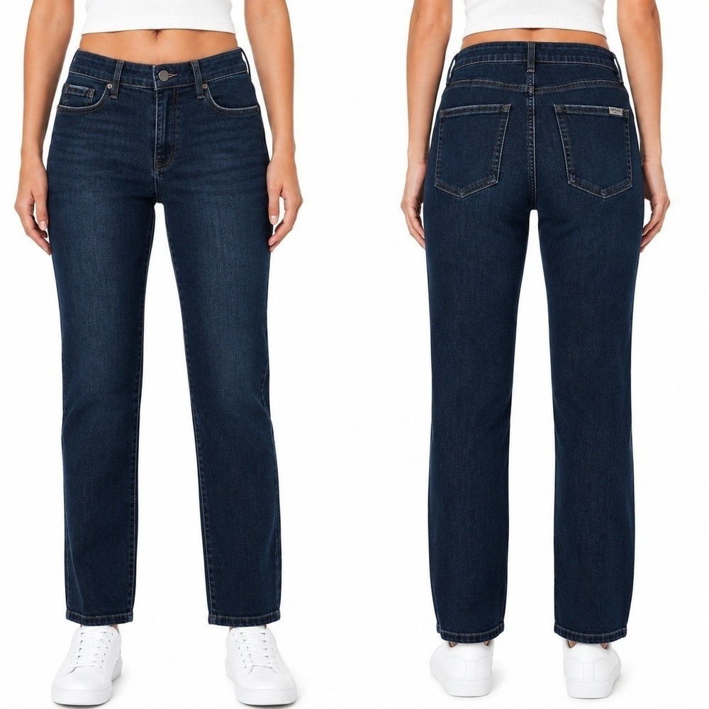 Buffalo Jeans Womens 6 28 Mollie High Rise Stretch Skinny Dark Indigo Blue Denim